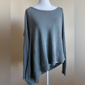 Free People Asymmetrical sweatshirt